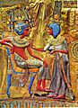 Tutankhamun and his wife B. C. 1330