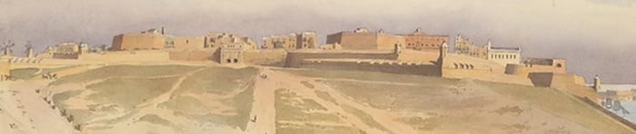 Valletta Land Front 1858
