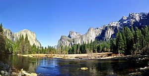 Yosemite nat park valley view