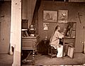 A painter at work. John Thomson. Honk Kong, 1871. The Wellcome Collection, London