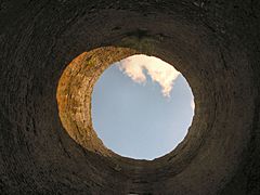 Blaenafon Iron Furnace -chimney-24May2008