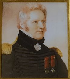 Charles-Michel d'Irumberry de Salaberry (1778-1829), by Anson Dickinson, 1825, watercolor on ivory - Château Ramezay - Montreal, Canada - DSC07496