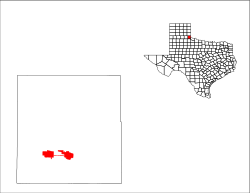 Location of Childress, Texas