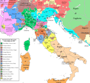 Grandi Casate Italiane nel 1499