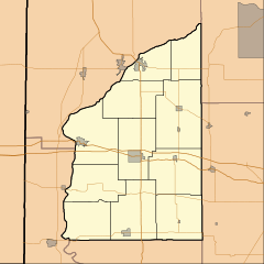 Veedersburg, Indiana is located in Fountain County, Indiana