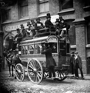 London omnibus in 1865