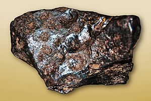 Meteorite fragment from the Cañon Diablo Meteorite