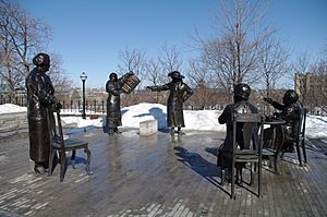 Ottawa Parliament Gardens Famous Five Women are Persons