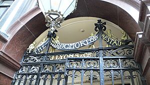 The Throgmorton Restaurant J Lyons and Co detail