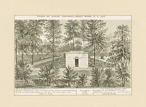 Tomb of David Provoost, Jones' Wood NY (NYPL b13512825-423162)