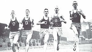 Track runners 1958 - Phil Knight second from right