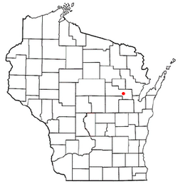 Location of Waukechon, Wisconsin
