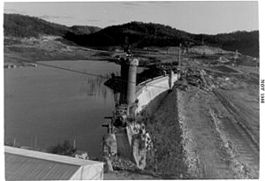 Wyangala dam upgrade 1966