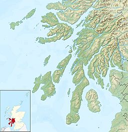Beinn Fhionnlaidh is located in Argyll and Bute