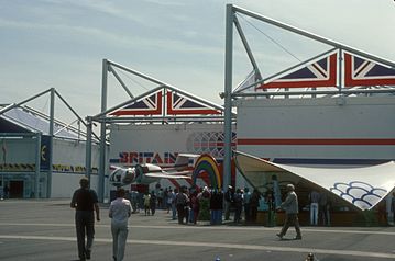 BRITISH PAVILION AT EXPO 86, VANCOUVER, B.C.