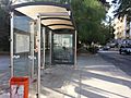 Bus stop in Bedrettin Demirel Avenue North Nicosia