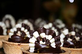 Chocolate tarts by Tammy Green