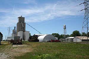 Cisco grain elevator and water tower, 2007