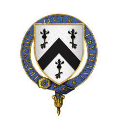 Coat of arms of Sir Reginald Bray, KG.png