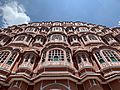 East facade Hawa Mahal Jaipur from ground level (July 2022) - img 04