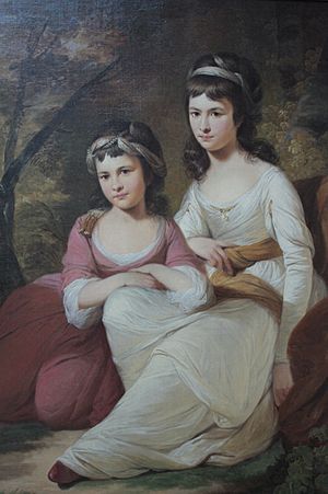 Eliza and Mary Davidson by Tilly Kettle