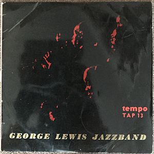 George Lewis L-P Tempo Records, London, UK.