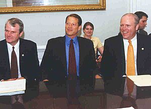 Joe Crowley and Al Gore