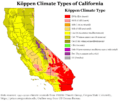Köppen Climate Types California