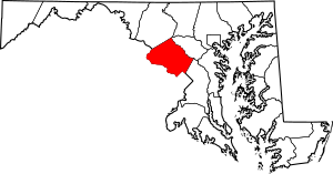Location in the U.S. state of Maryland