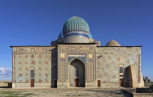 Mausoleum of Khoja Ahmed Yasawi in Hazrat-e Turkestan, Kazakhstan