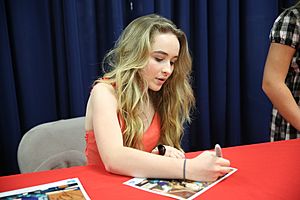 Sabrina Carpenter signs autographs Aug 14 2014