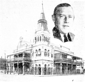 Subiaco Hotel and Reg Williams, 1931