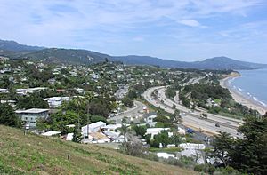 Summerland, as seen from the top of Ortega Hill, 2006