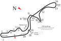 Suzuka circuit map (1987-2002)