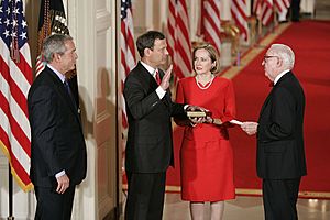 Swearing-In of Supreme Court Chief Justice John Roberts