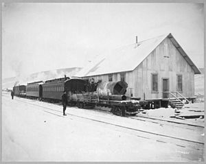 TVRR train at Chatanika, Alaska, 1916.jpg