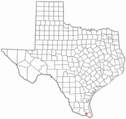 Location of Primera, Texas