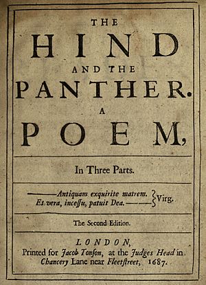 The Hind and the Panther 1687