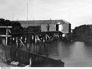 The old explosives depot at the North Arm, Port Adelaide, South Australia, PRG-280-1-12-32