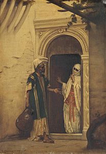 2016 CSK 11800 0158 000(gustave clarence rodolphe boulanger a water carrier at the harem entra093734)