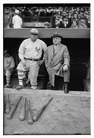 Babe Ruth & John McGraw, New York NL (baseball) LCCN2014716573