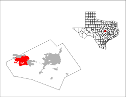 Location of Killeen, Texas