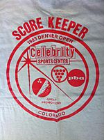Celebrity Sports Center bowling t-shirt