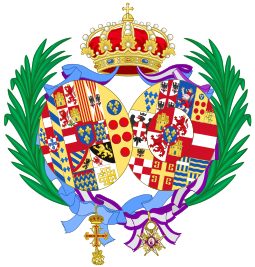 Coat of arms of Princess Alicia of Bourbon-Parma (1960-1964)