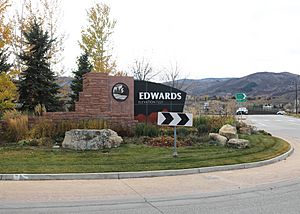Roundabout in Edwards near Interstate 70.