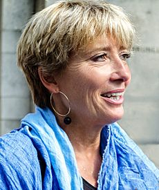 Emma Thompson at climate march