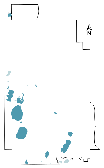Lakes of Minneapolis map