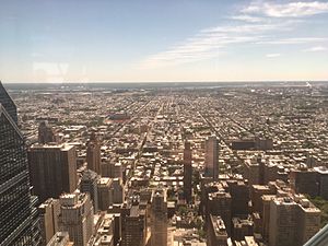 South Philadelphia as seen from the One Liberty Observation Deck in May 2017