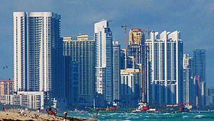 Sunny Isles Beach skyline from the south cropped