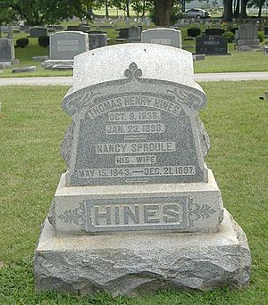 Thomas Hines gravestone